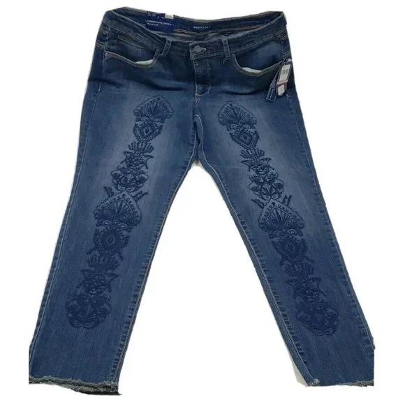 Bandolino Jeans Bandolino Lisbeth Womens Size Blue Jeans Curvy